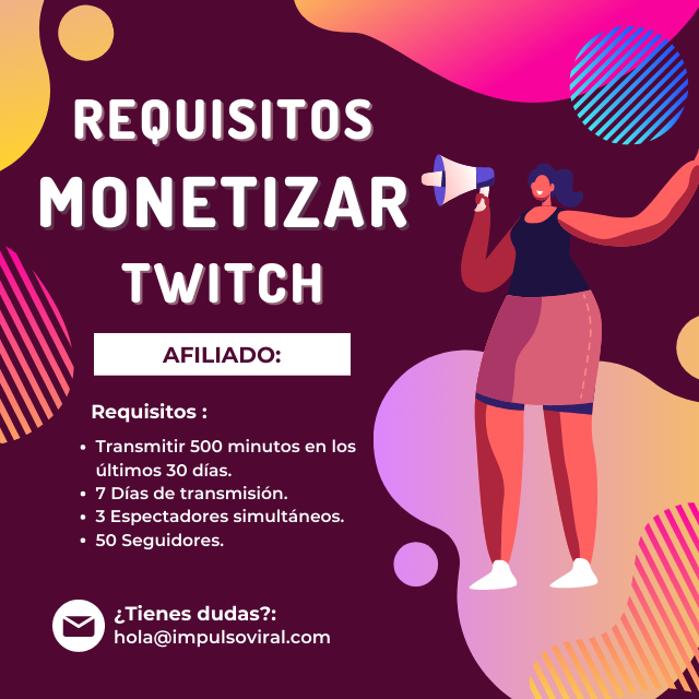 Requisitos para monetizar en Twitch: gana dinero con streaming